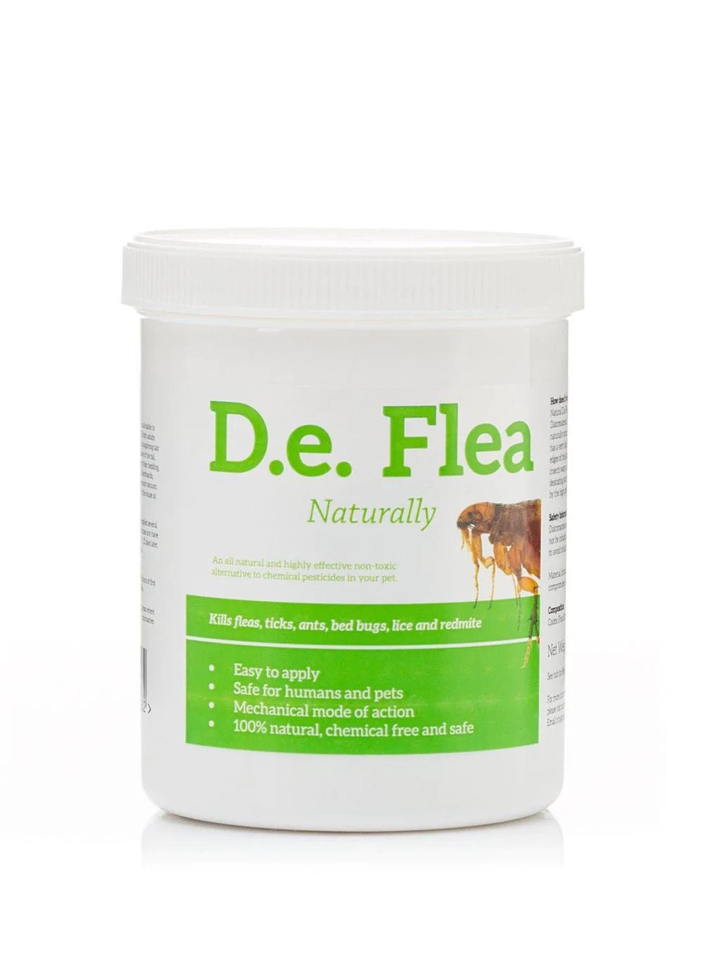 D.e Flea Naturally | The safe and natural, flea, tick and mite killer